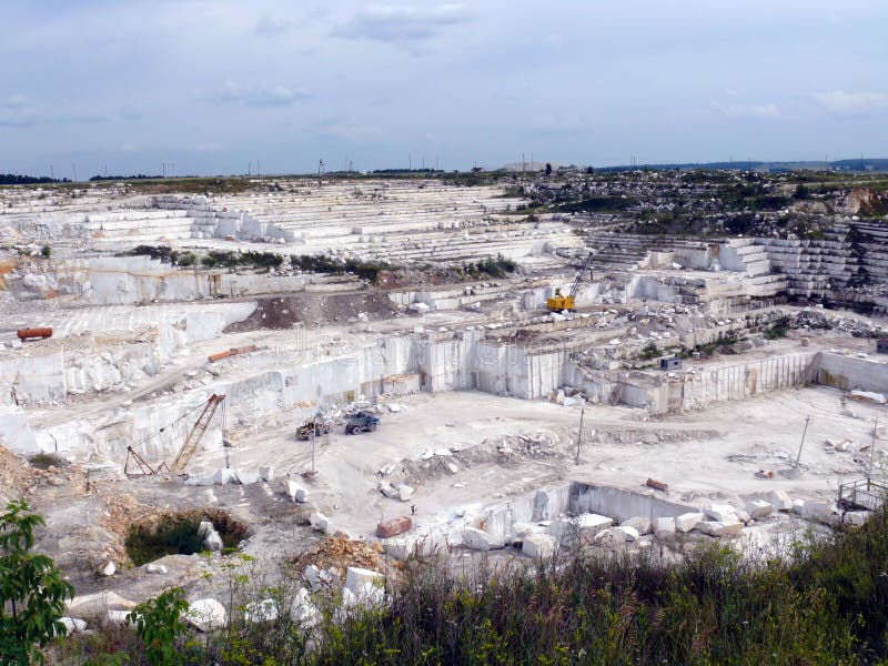 Comment la carrière en marbre